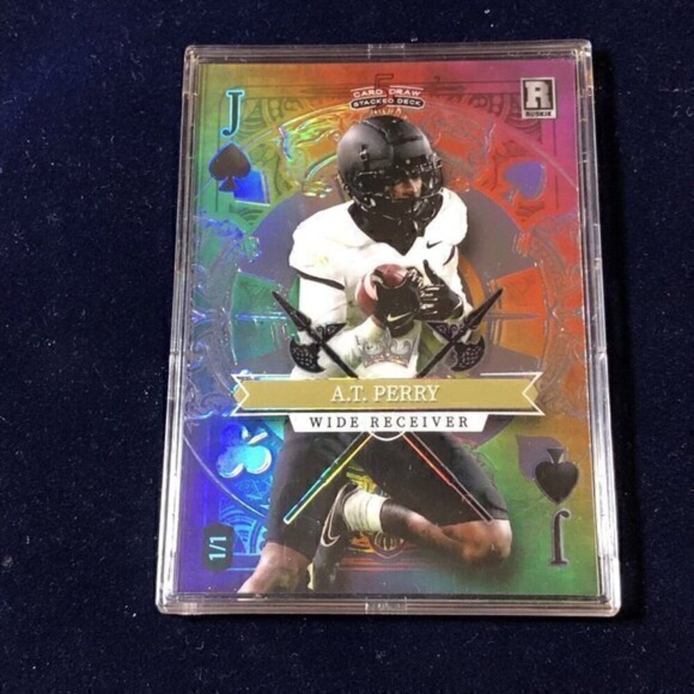 Jack of Spades AT Perry Rookie 1/1 Rainbow Card 2023
